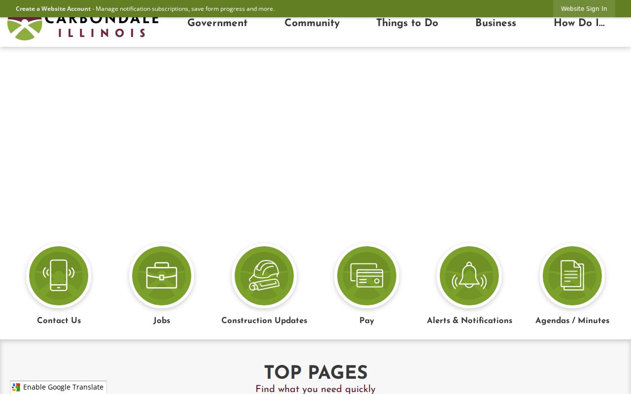 Carbondale official FOIA request route for police records