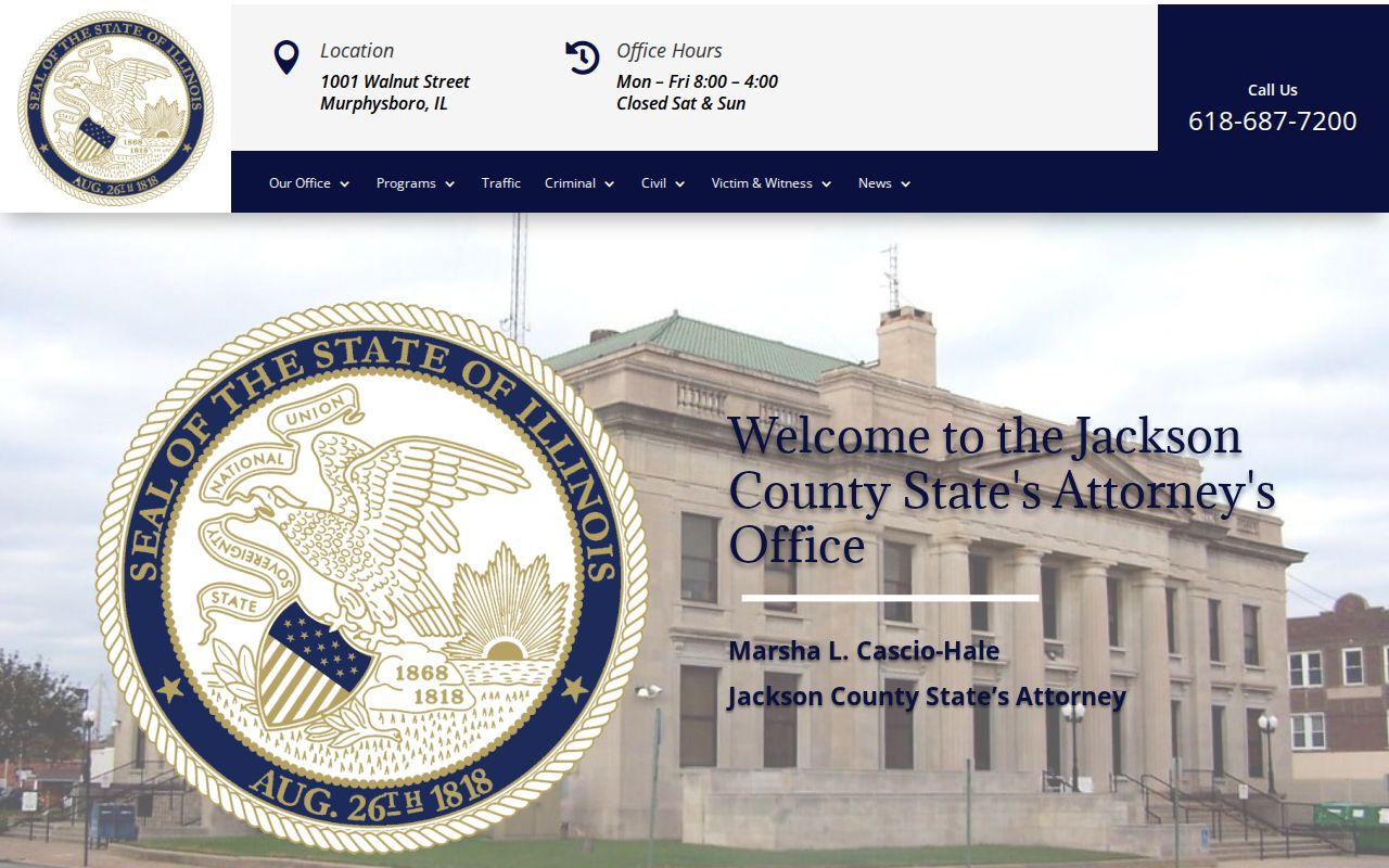 Jackson County criminal record process at the State's Attorney office